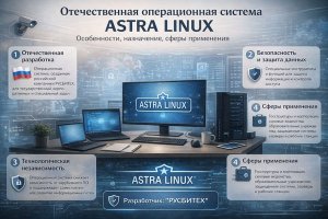 Отечественная операционная система Astra Linux: особенности, назначение и сферы применения